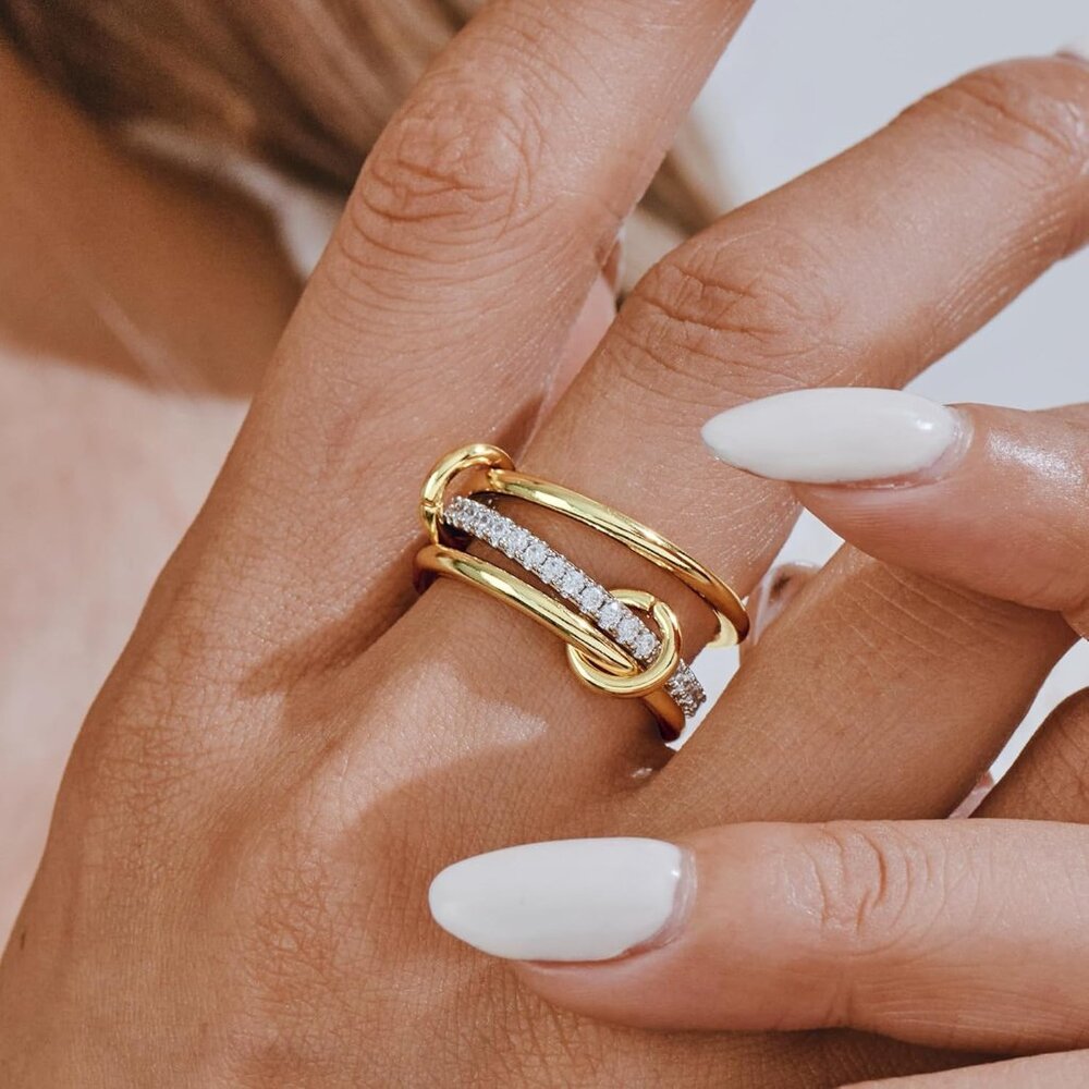 Hypoallergenic 3-Ring Stackable Set With Interloc… - image 3